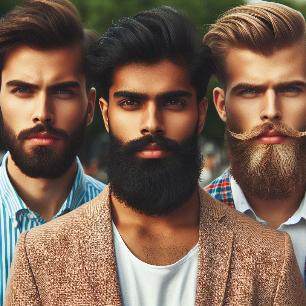 Úprava vousů 1 Everest Barbershop Beard trim 3 men